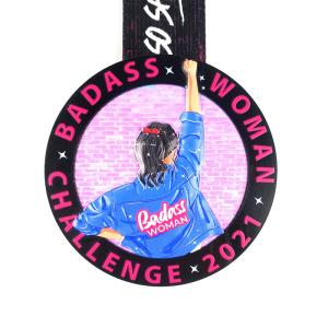 China Custom Insert Medal UV Printing Award with Transparent Glass wholesale
