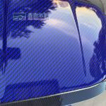 Plastic Black 3D Gloss Carbon Fiber Wrap Nontoxic Self Adhesive