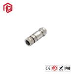 IP67 Waterproof D Code Male Aviation Cable M12 Connector 4 Pin