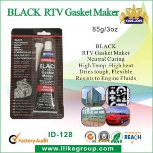 China High Temp Silicone Rubber Sealant , Black RTV Gasket Maker For Vehicle Body wholesale