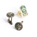 High quality promotional soft enamel fashion custom men metal cuff links