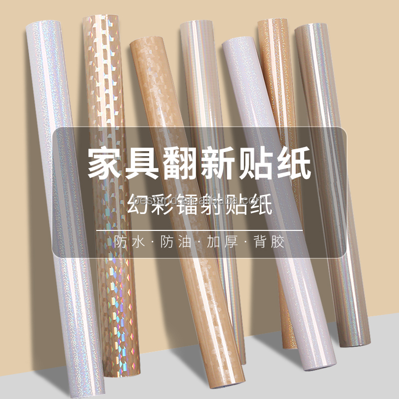 White PVC Marble Peel And Stick Wallpaper For Home Or Furniture Decoration