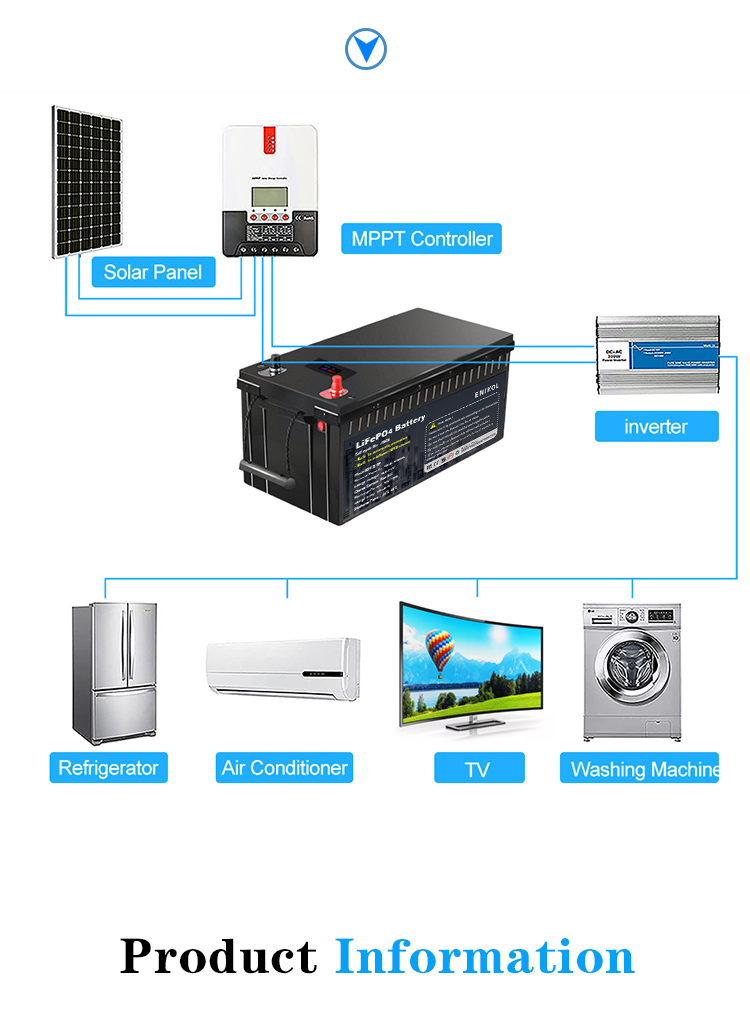 12V 48V Lithium Ion Battery Lifepo4 100ah 200ah 240ah Solar Energy Storage System