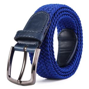 China Polypropylene Ladies Elasticated Belt 105cm Unisex Rubber Weave wholesale