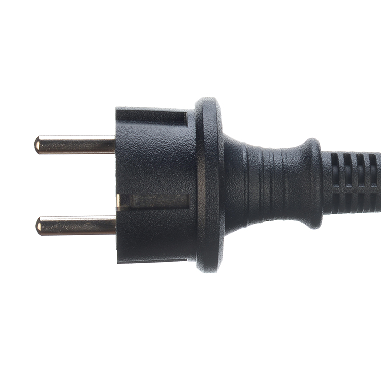 LY BC01 Euro Power Plug Ac Power Supply Adapter Cord for Balcony Solar System H07rn-f 2.5*3c Eu 0.75mm 1mm 2 Core Rubber Wire