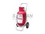 Wheel Marine Fire Extinguisher Trolly Dry Powder / CO2 Fire Extinguisher