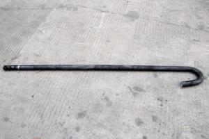 China DIN 933 / 931 J Hook Concrete Anchors , Heavy Tensile J Type Foundation Bolt Zinc Plated wholesale