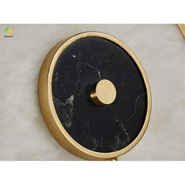 Nordic Post Hotel Marble Light Gold Black Modern Luxury Wall Lamp