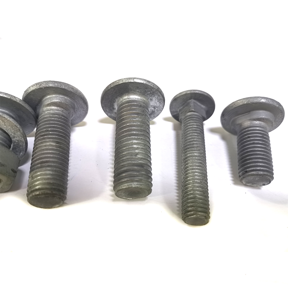 Hot Dip Galvanized Round Head Bolts Guardrail Safty Bolts And Nuts And Washers