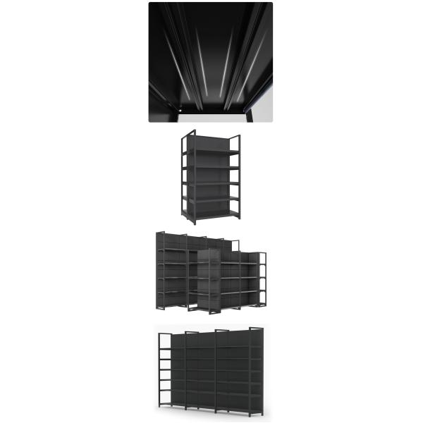 Stable And Durable Retail Shelf Display Supermarket Rack System
