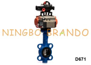 China Pneumatic Actuator Butterfly Valve With Limit Switch Solenoid Valve wholesale