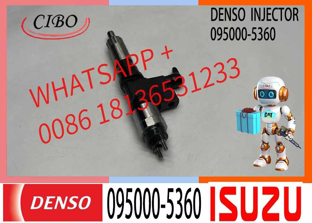 Common Rail Fuel Injector 095000-5360 095000-5361 8-97602803-0 8-97602803-1 for Isuzu 7.8L 6HK1 for denso
