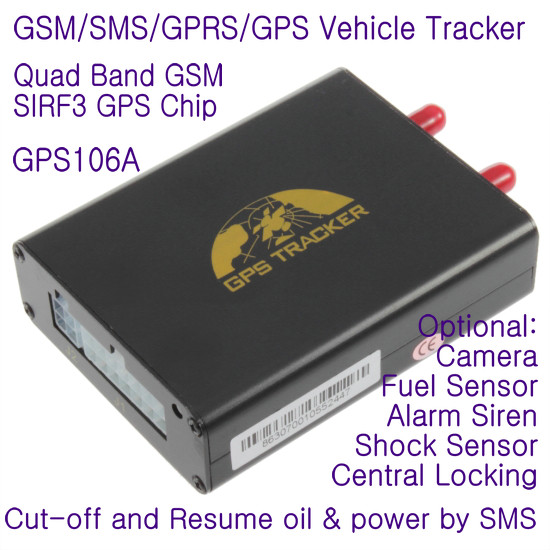 GPS106 Car Auto Taxi Truck Fleet GPS GSM Tracker W/ Photo Snapshot & Online GPRS