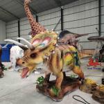 Bespoken Amusement Park Eyes Blinking Dinosaur Triceratops Model