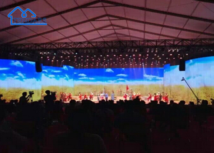 Aluminum White Permanent Event Tent UV Resistant For Party Wedding