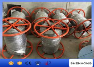 China 300KN Breaking Load Anti Twist Wire Rope , Hot Dip Galvanised Steel Wire Rope wholesale