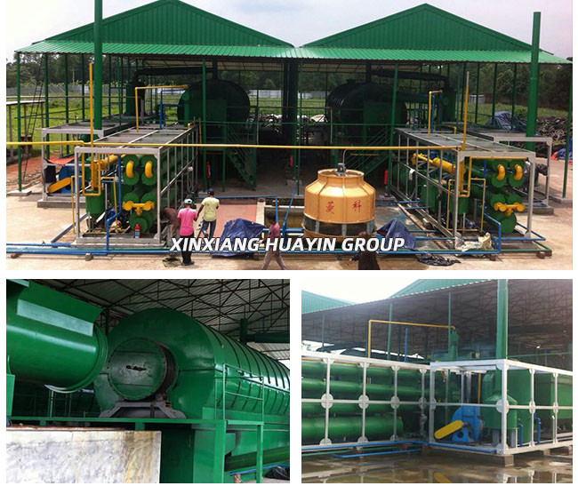 Batch Type Small Pyrolysis Plant 10 Ton Waste Tire Recycle To Fuel Oil