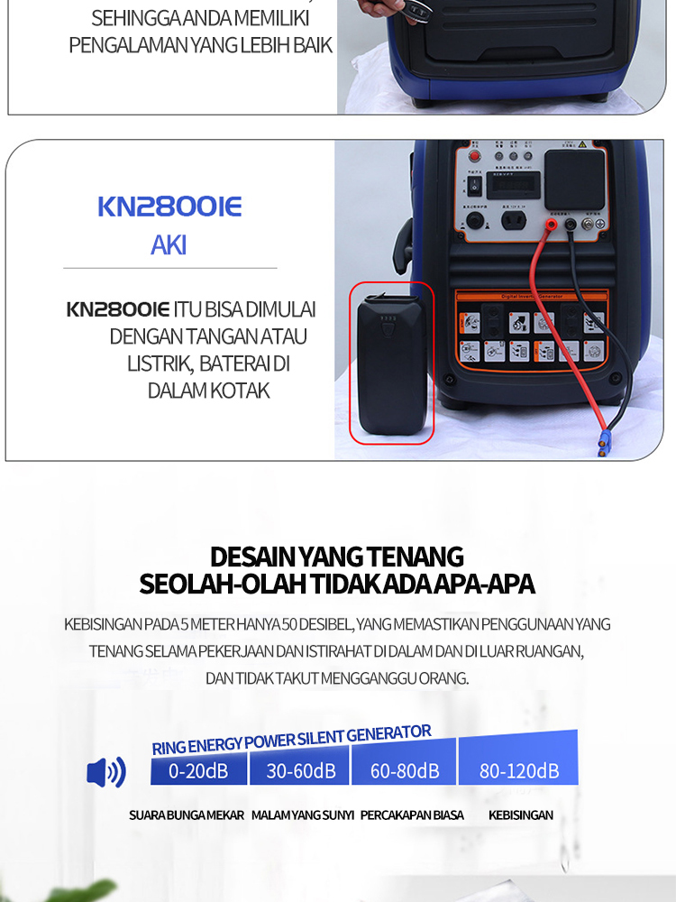 Kemage 10kw gasoline generator super silent gasoline generator