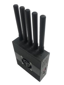 China 195*95*34 mm GPS WiFi Bluetooth Signal Jammer Non Stop Working 5 Bands on sale