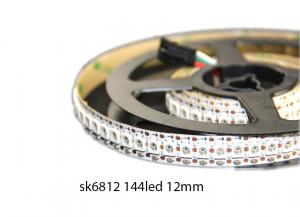 China SK6812 Addressable 5v Rgb LED Strip ，144LED / Meter High Output LED Strip Lighting wholesale