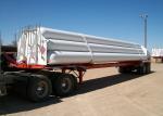 High Pressure CNG Gas Cylinder , Seamless Cng Storage Tanks Semi - Trailer