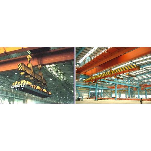 QL Model Industrial Overhead Crane , Lift Electromagnet Workshop Overhead Crane