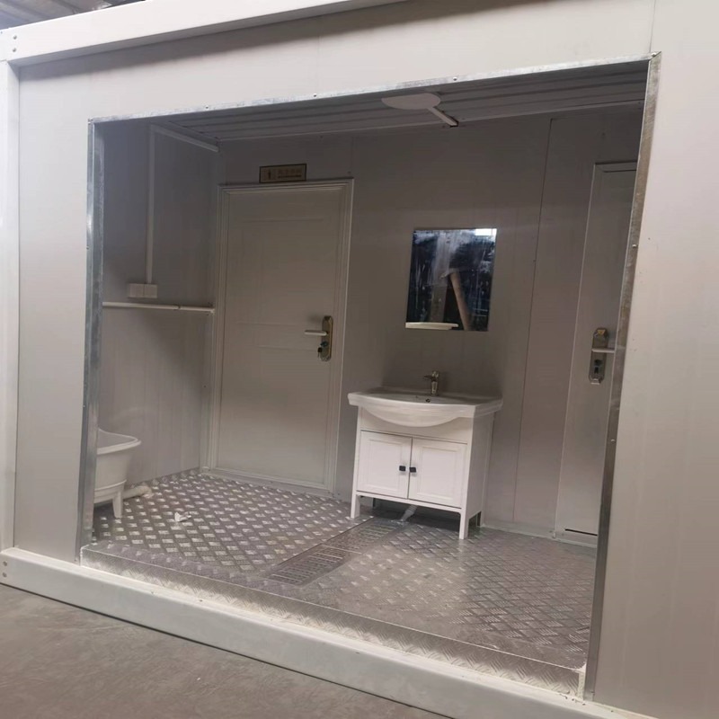 Sandwich Panel Steel Frame Movable Public Toilet Prefabricated Camping Portable Toilets for Performance