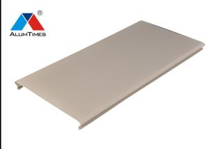 China Rectangle 1.2mm Linear Aluminium Strip Ceiling , Metal Aluminum Ceiling For Shopping Mall wholesale