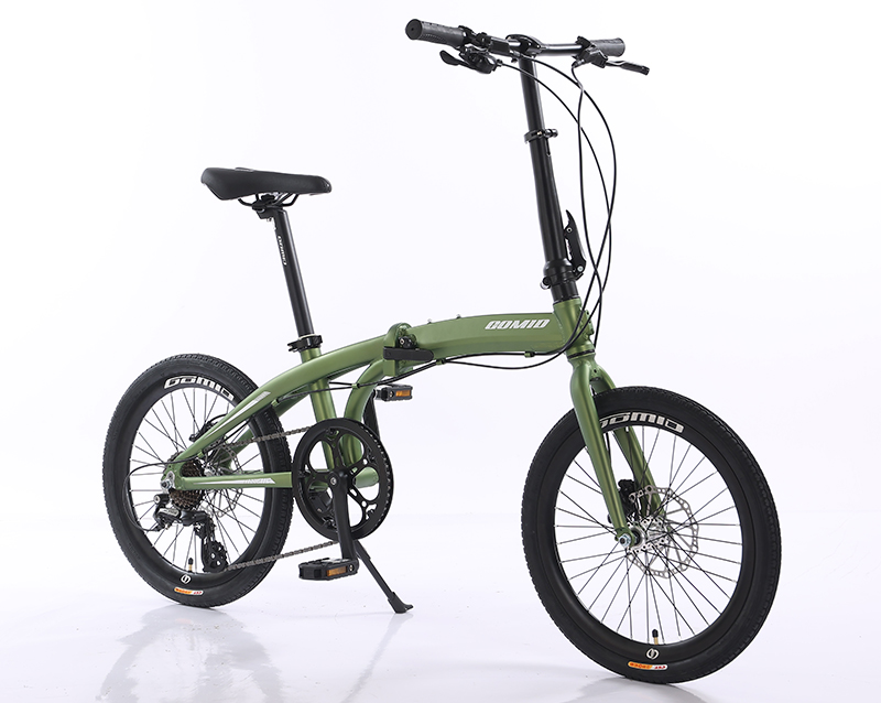 Custom Folding Bicycle SHIMANO ALTUS M310 8S RD Rear Derailleur and Hydraulic Disk Brake Bisiklet for GOMID 20 Foldable Bike