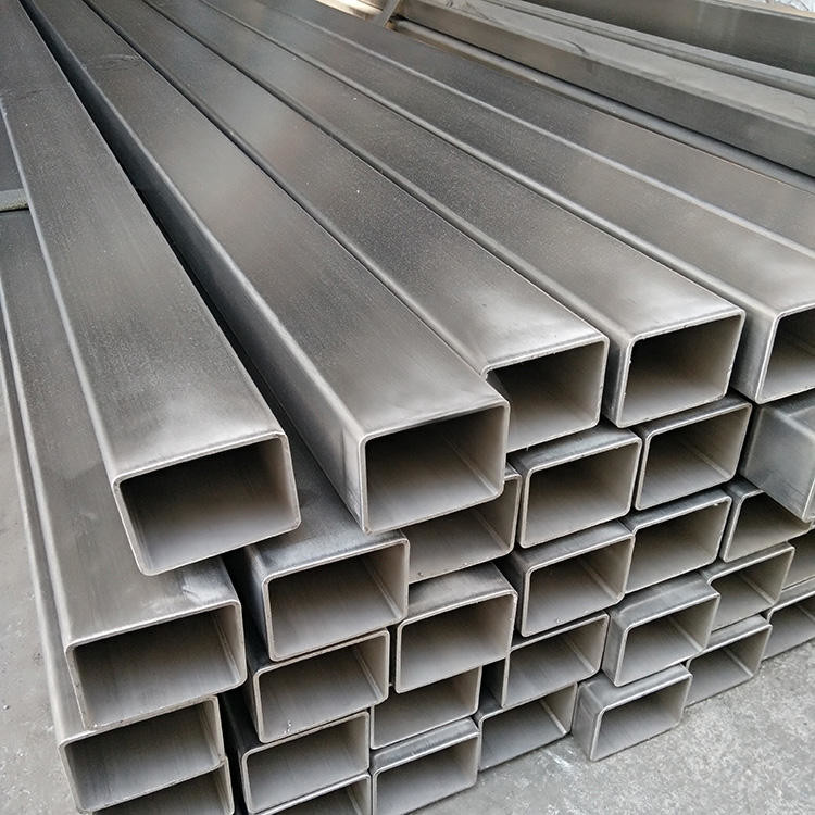 Aisi Rectangular 201 Stainless Steel Pipe Hairline Hollow Section Square Pipe