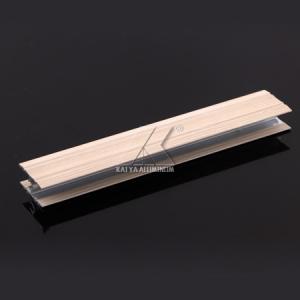 China Bright Wood Grain 6063 For Flexibly Cabinet/ Kitchen Aluminum Extrusted Profile wholesale
