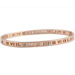 Stainless Steel Wrist Bangle Bracelet Nonreligious 4mm Width 18g Weight