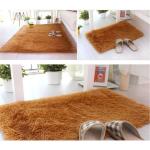 soft solid fluffy shaggy area rug dining carpet floor mat Polyester shaggy