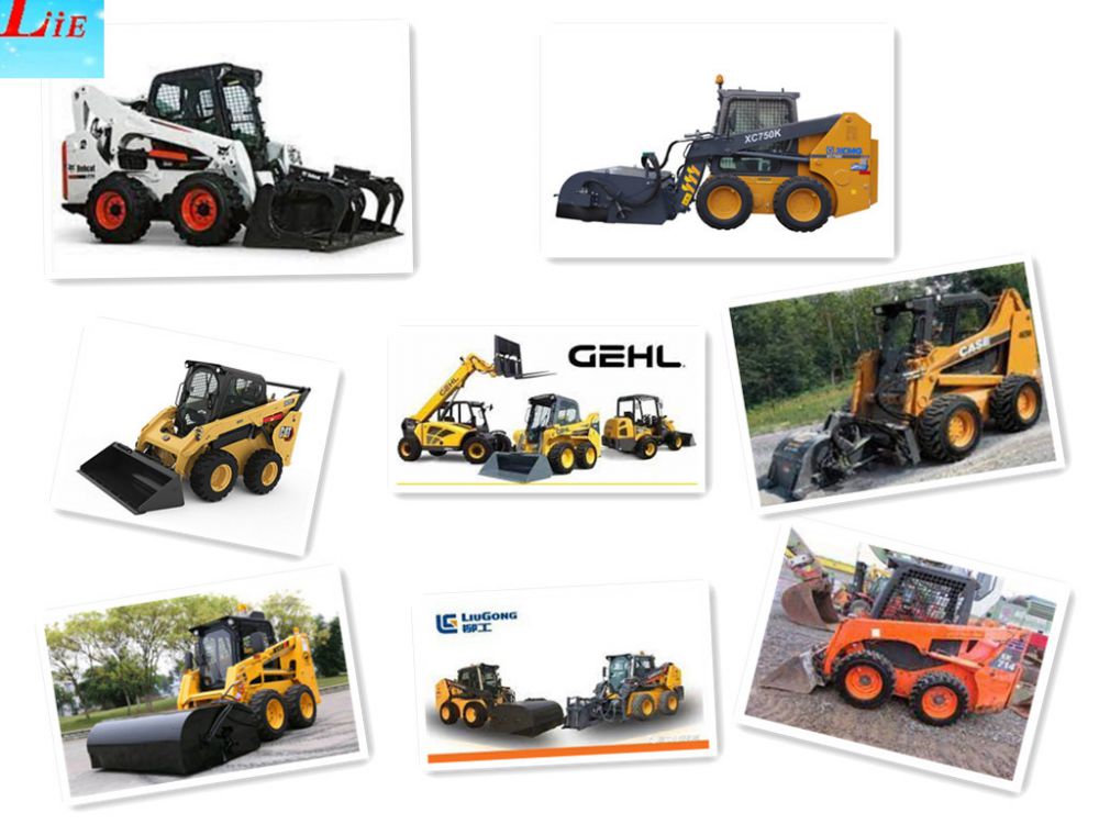 China snow sweeper attachments for XCMG Liugong SDLG wheel loader