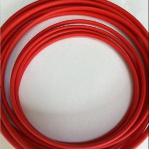 China Red Silicone Rubber Coated Fiberglass Sleeving 3.5mm 12mm wholesale
