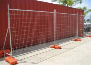 China Australia Safety 3m Metal Construction Fence Panels With Feet wholesale