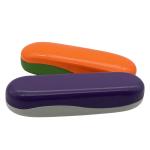 Stainless Steel Shell Vegan Leather Hard Eye Glasses Case