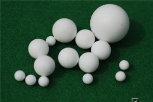 China White Machined Solid PTFE Balls None Toxic wholesale