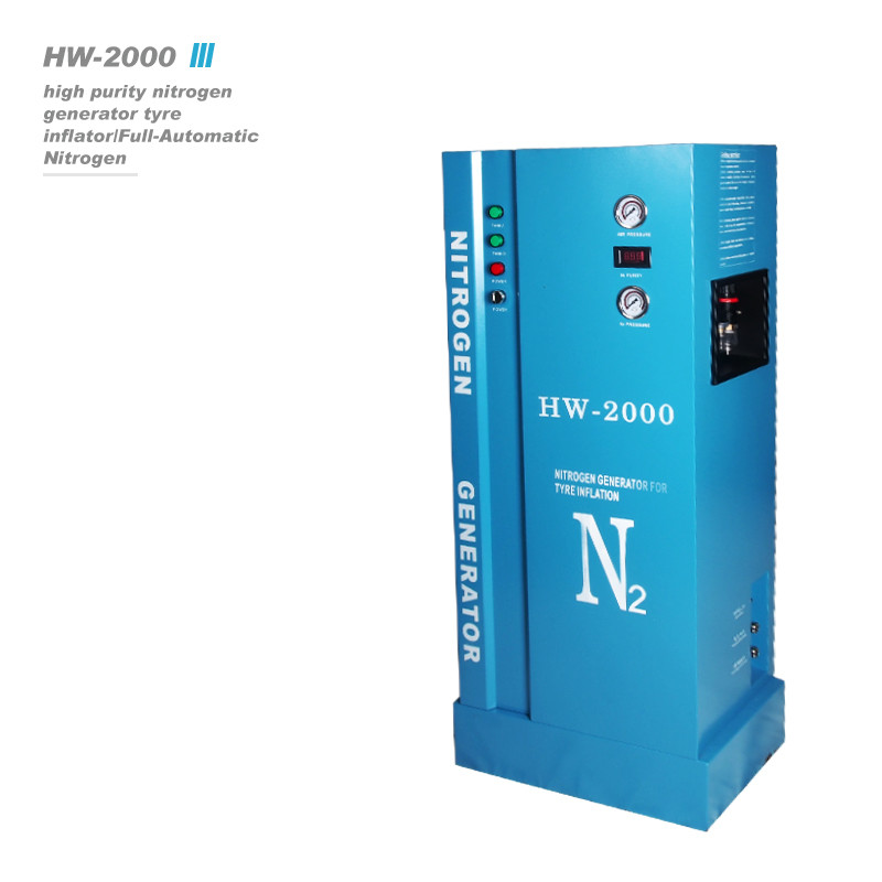 50HZ Nitrogen Tyre Inflation HW2000 Nitrogen Inflator Machine Stable And Long Lived
