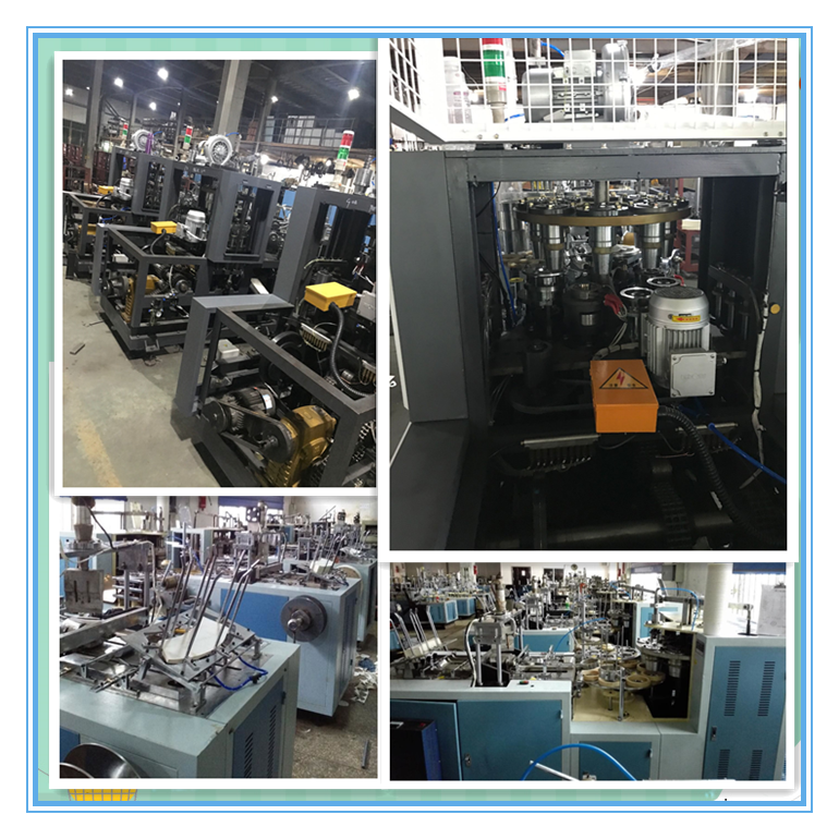 Middle high speed New type Low Price PE laminated paper cup making machine 2022 with auto collection