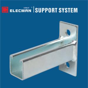 China Reversible Single Slotted Strut Channel Bracket Galvanized Steel wholesale