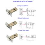 Stainless Steel Door Electronic Keyless Lock Body For Home Smart Sliding Door