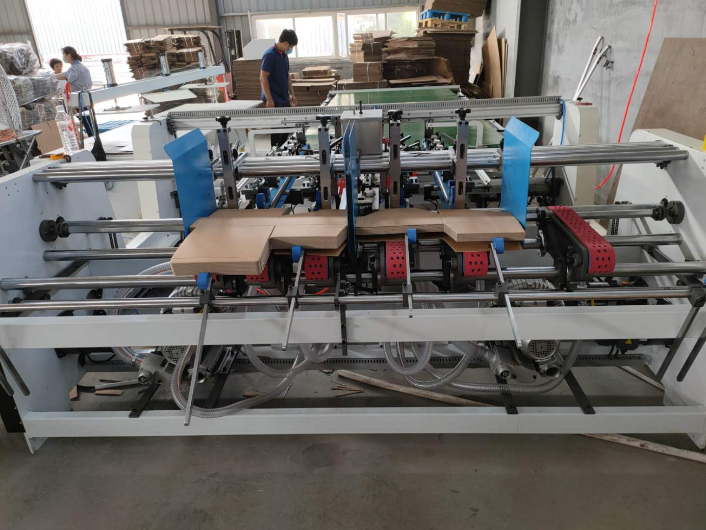 SGS Hot Melt Paper Making PP Corrugated Sheet Machine