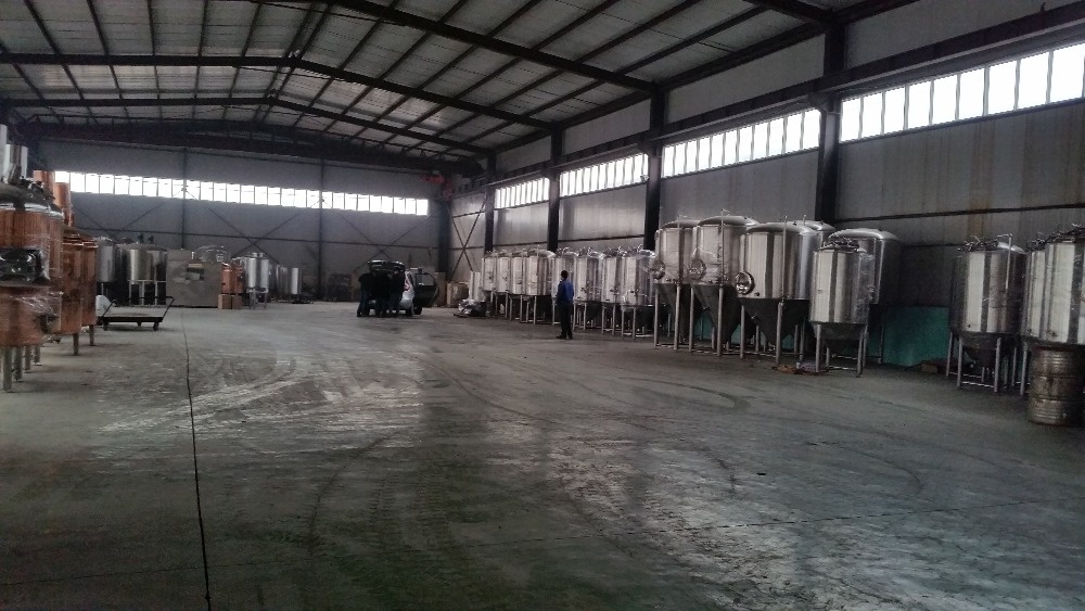 100L Stainless Steel Cooling Jacket Conical Fermenter for B2B Homebrewing