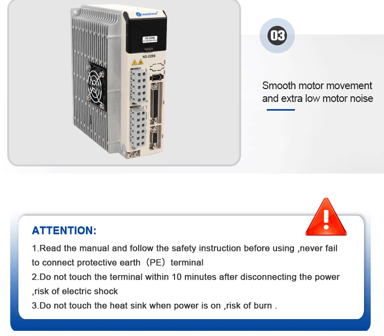 Leadshine H2-2206 closed loop servo drive for 150-220vac voltage and 6A current