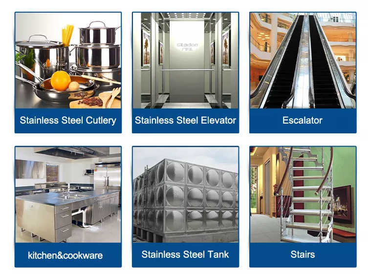 AISI 201 304 Stainless Steel Sheet Coil Mirror Surface 18 Gauge Flat Strip