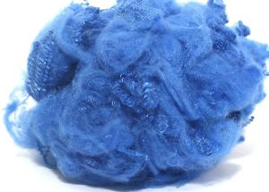 China Semi Virgin Regenerated Polyester Fiber , Dope Dyed Psf Polyester Staple Fiber wholesale