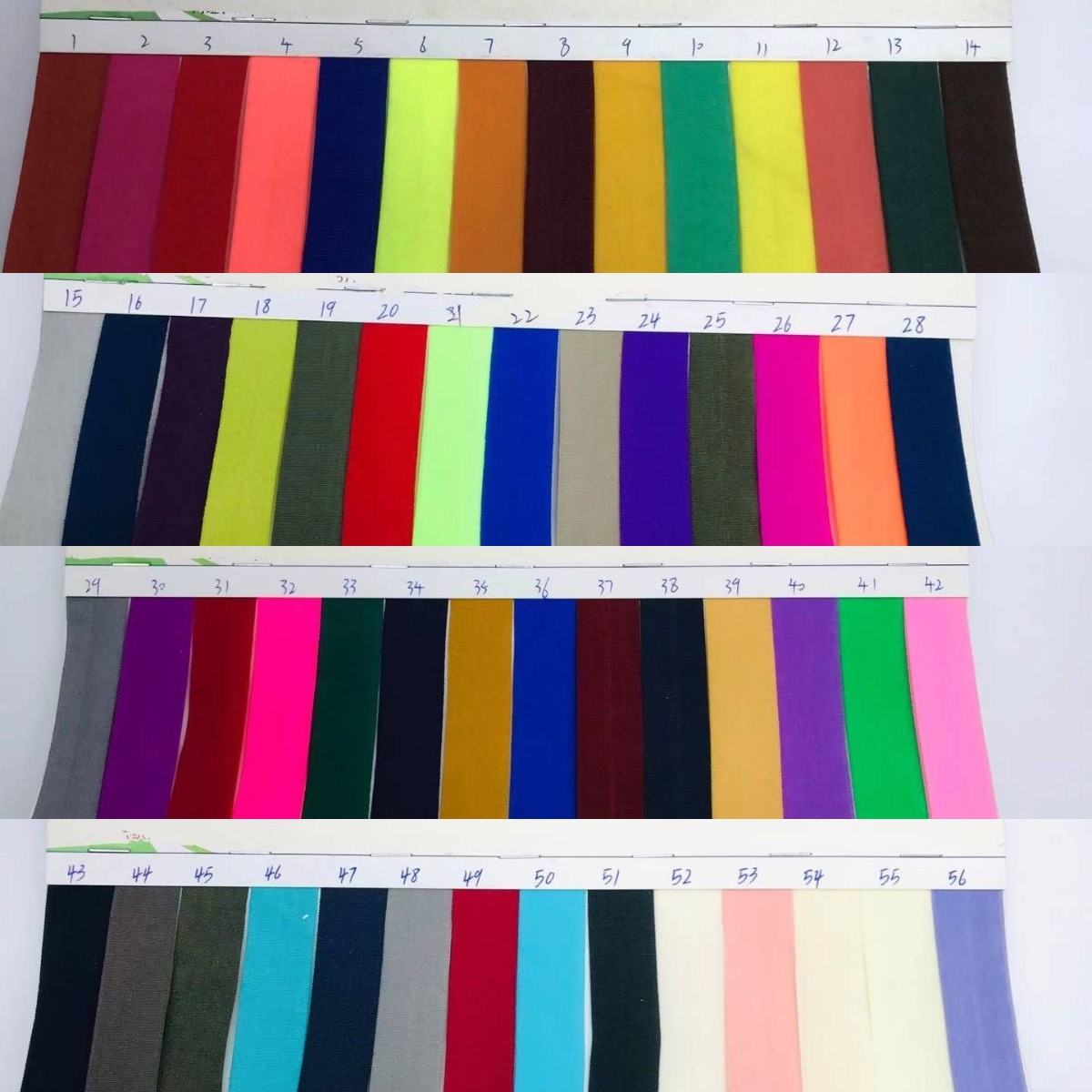 10mm 15mm 20mm 25mm 30mm 40mm 50mm wholesale black and white fold over elastic ribbon binding bias tape