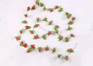 China Restaurant Shop Decoration Mini Hanging Artificial Rose Vine wholesale