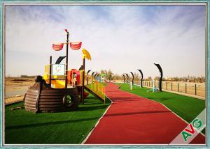 China Plastic 4 Tone Natural Landscaping Artificial Grass For Garden Decoration wholesale